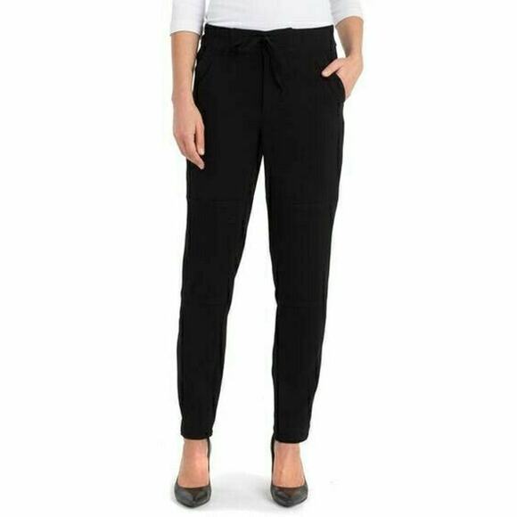 NANETTE LEPORE Relic structured relaxed fit cargo pants in black Size 4 NEW - Picture 4 of 9